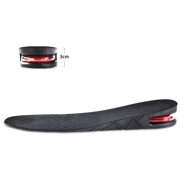 One Layer PVC Adjustable Invisible Height Increase Shoe Insoles Height Insole