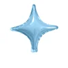 10-Inch four-pointed star, pearlescent blue 1.8g.