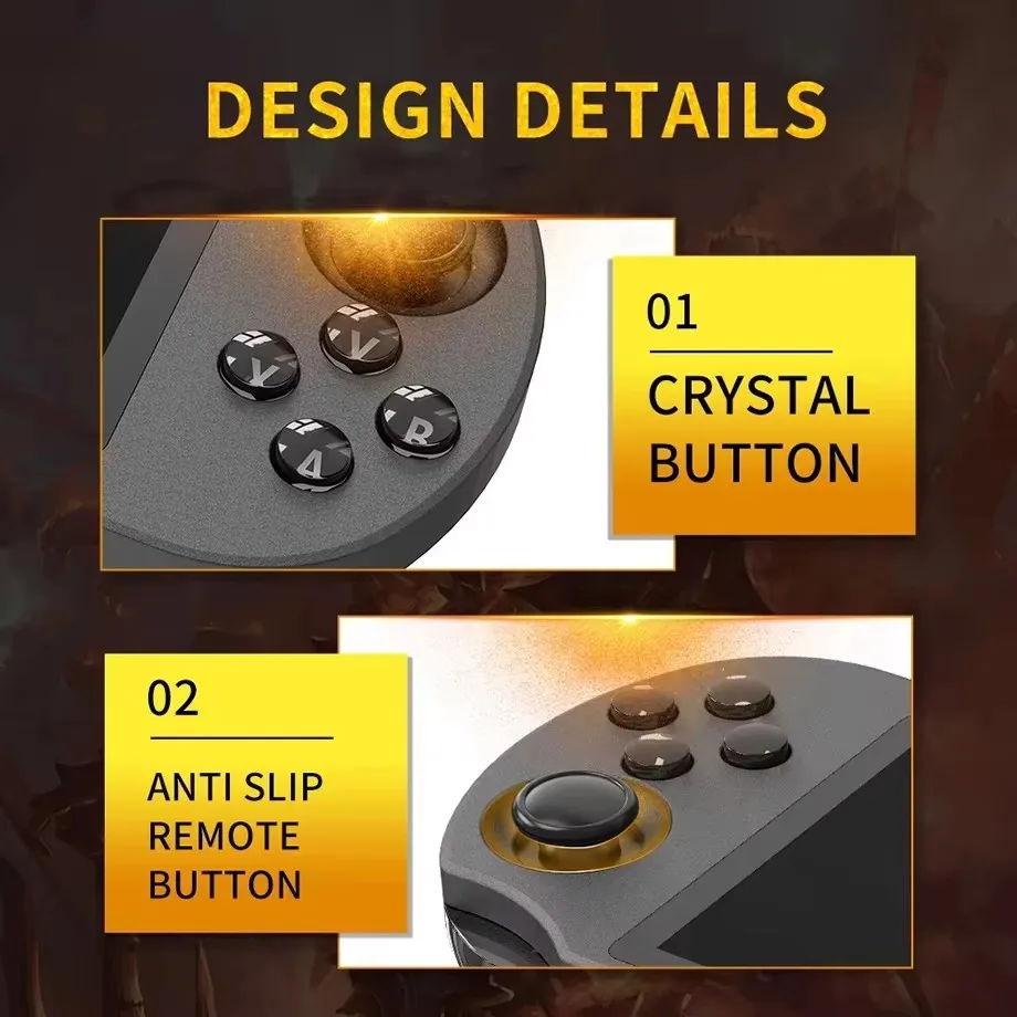 2025 New SF3000 4.5'' IPS Handheld Game Console Open Source OS Twin Joystick 3000mAh Power Bank Support WiFi Connection