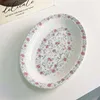 white-10 inch oval plate