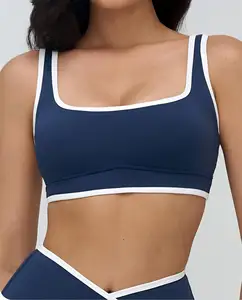 BareFeel Yoga Bra-Feminine Collar High-End Women's Sports Bra High Support Breathable Eco-Friendly Spandex/Nylon for Running