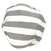 Small gray striped 18-inch