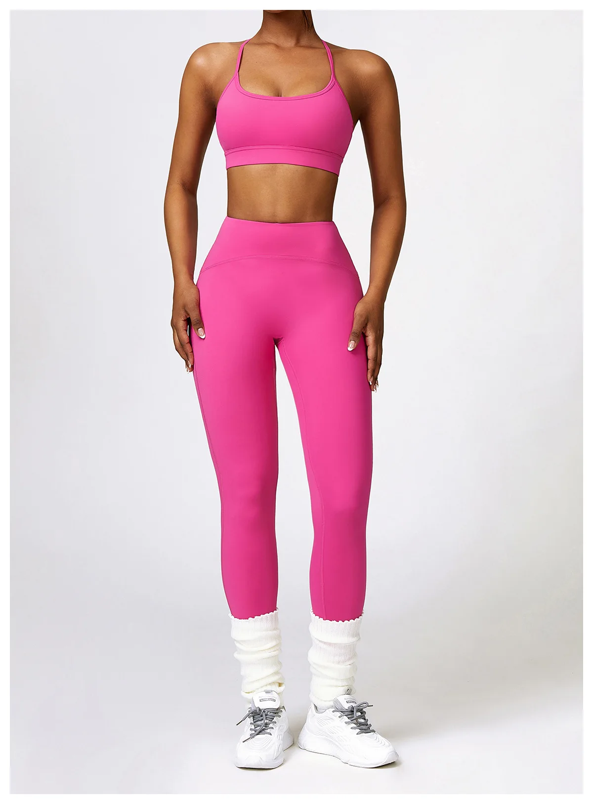 Recyclable Workout Clothing Wholesale 4 Pieces Active Wear Sports Bra