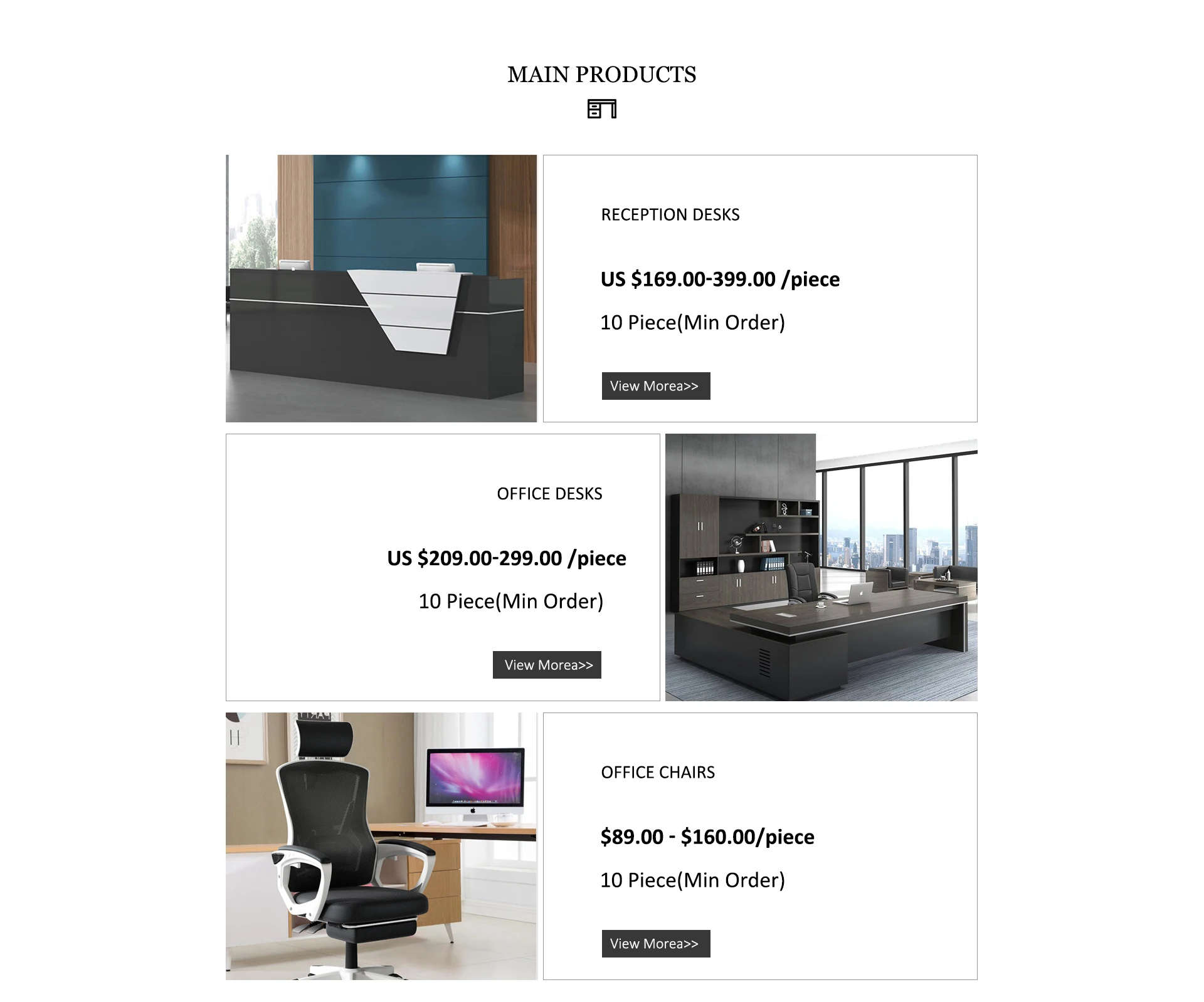 Jiangxi Qipai Furniture Co., Ltd. furniture, reception desk