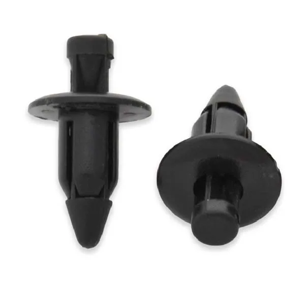 Flat Plastic Snap Nylon Barbed Rivets Black Plastic Nylon Barbed Rivets