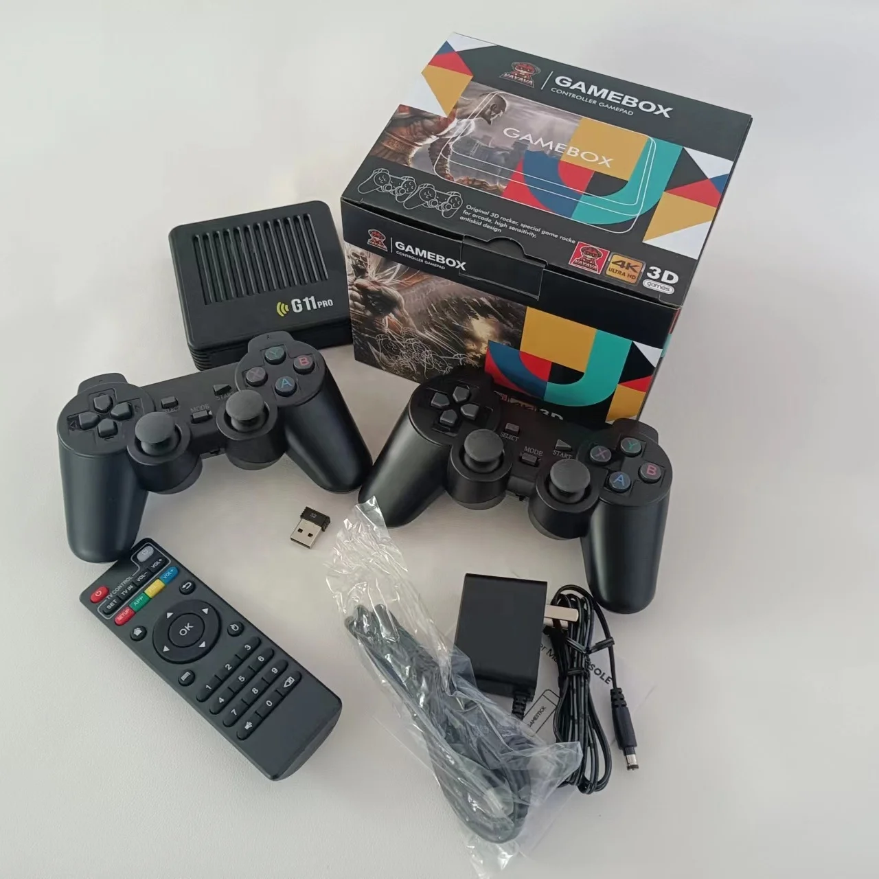 Console de videogame retro TV Box, Sem fio, 35000 + jogos, 3D, PS1