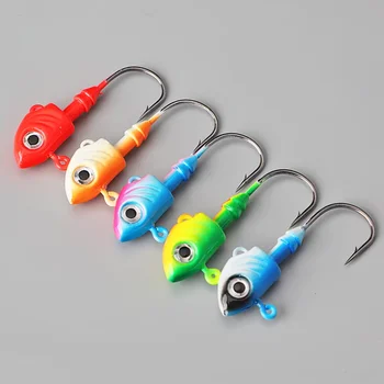 CHEERY Saltwater Fishing Jig Head 10g 15g 20g 25g 30g 35g 40g Heavy Lead Hook with Lead Jig Heads – Metal Jig – view 3