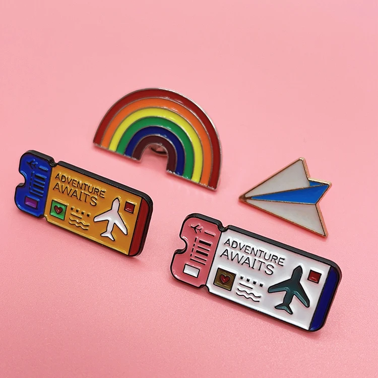 Custom Made Metal Hard Enamel Pins Metal Crafts Sets Customized Logo