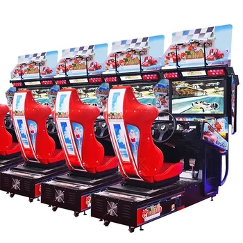 Arcade Entertainment 32 LCD Coin-operated Driving Game Simulator Racing Arcade Game Machine
