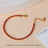 Swarovski gold-red zirconium c0027g-30-3