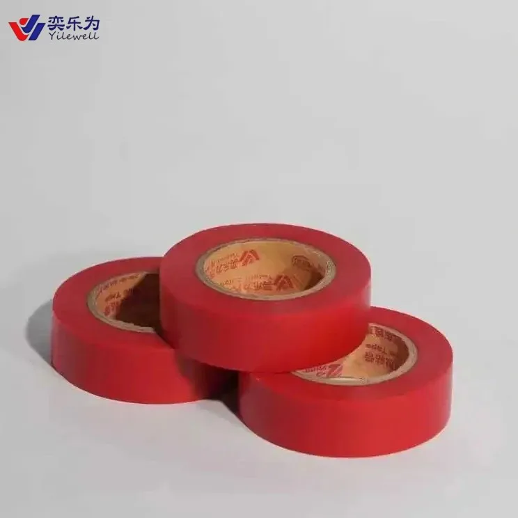 YLW CE PVC Single-Sided Insulating Tape 12mm Wide Waterproof Acrylic Adhesive Pressure Sensitive Industrial Carton Sealer Black