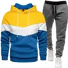 Yellow + dark gray pants