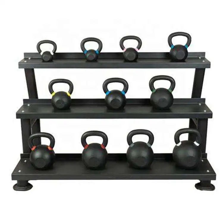 Professional Manufacture Gym Equipment High Quality Threetier Rack