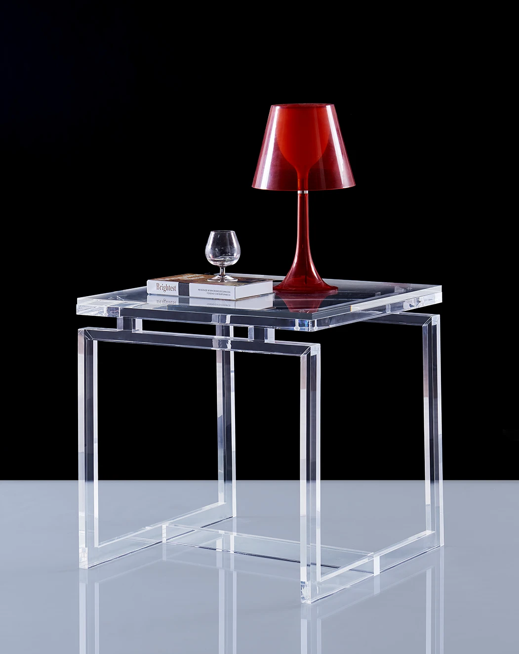 design hot sale living room furniture acrylic coffee table side