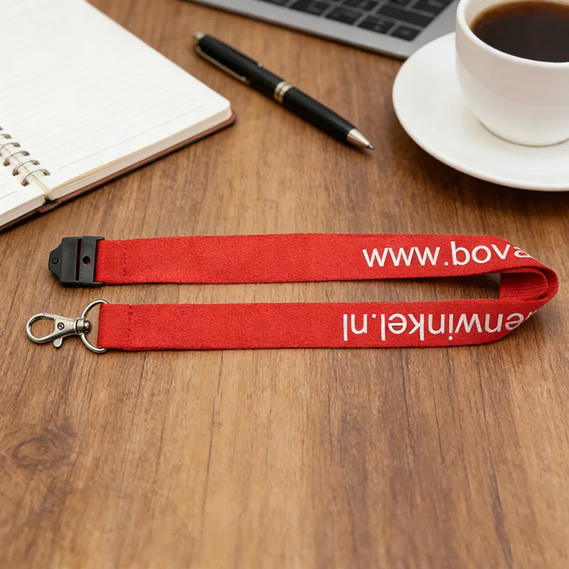 Polyester Custom Printed Hook Key Holder Lanyards Durable For Multi-Functional ID Badges & Exhibition Passes_voghion.com