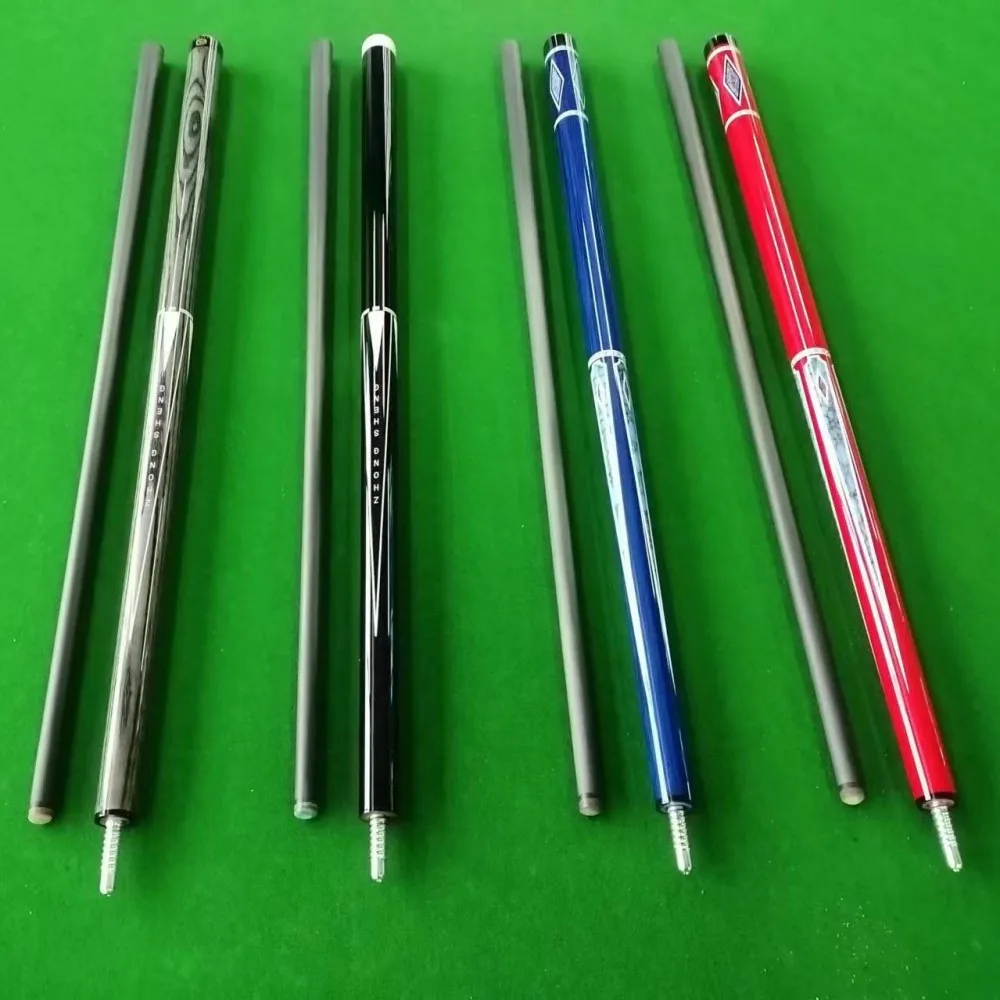 Black Technology Carbon Fiber Pool Cue Shaft - 12.4mm Tip