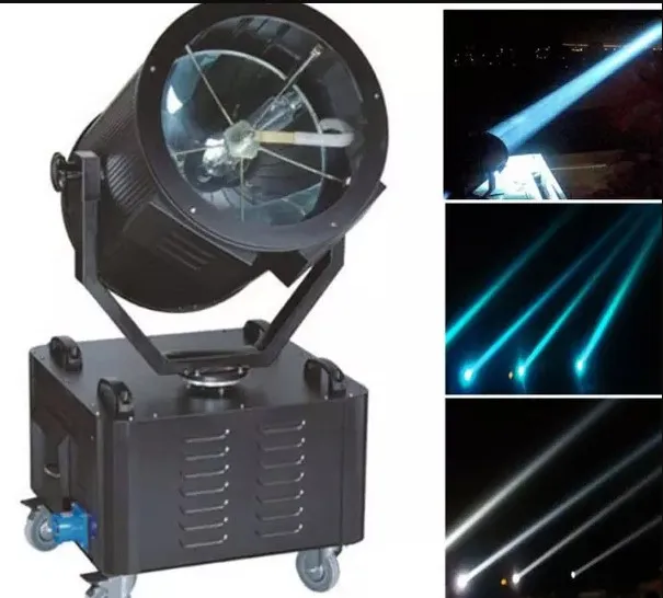 Professional LED High Power Search Lighting Skytracker Lights Outdoor 5000W Sky Search Beam