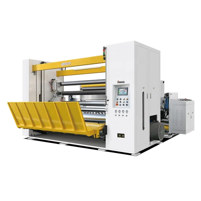 High Speed Automatic Rewinding slitting machine is suitable for kraft paper slitting