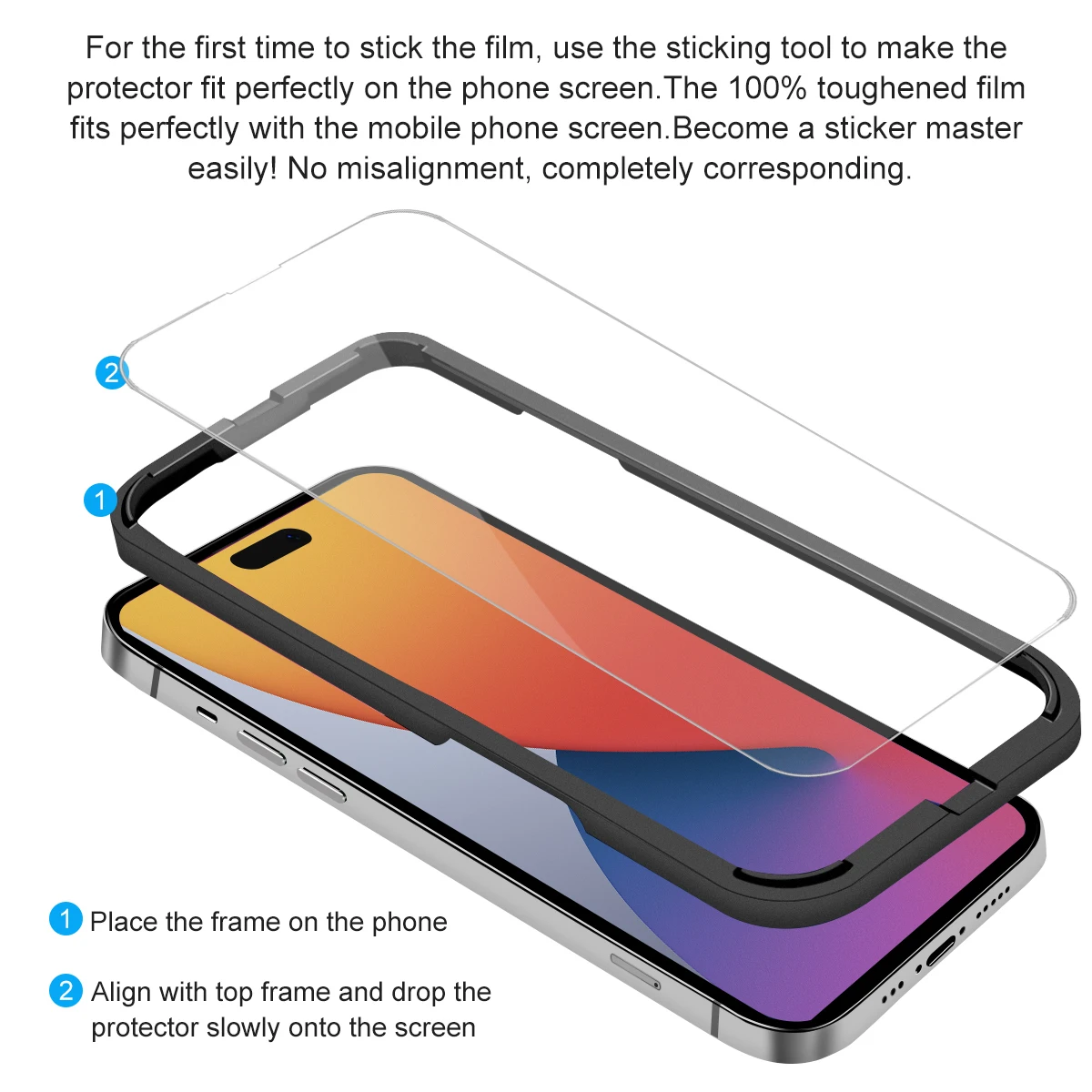 Wholesale 9h 2.5d Anti Dust Tempered Glass For Iphone 11 12 13 Pro Max