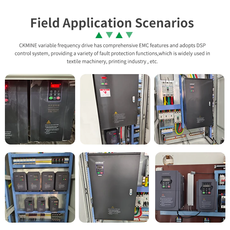 CKMINE Single Phase to Three Phase 220V Motor Converter AC 1.5kw Low Variable Frequency Drive VFD Inverter
