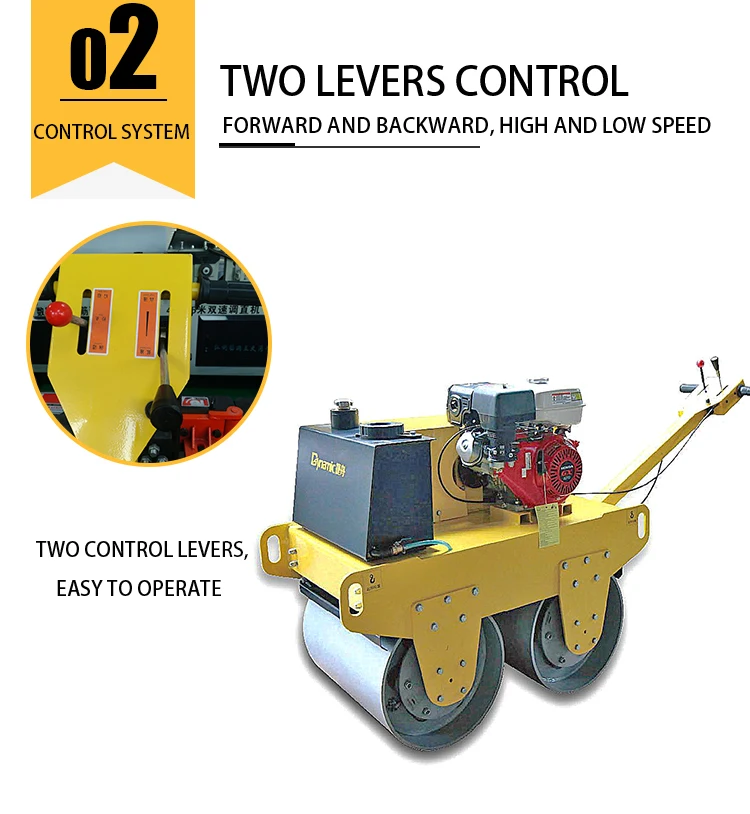 High Quality Compactor Machine Road Roller 1 2 3 4Ton Vibratory Compactor Asphalt Road Roller Construction Machine manufacture