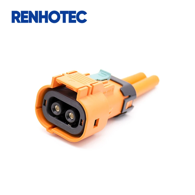 HVIL 2Pin 50A Connector Plug and Socket for Battery EV Car