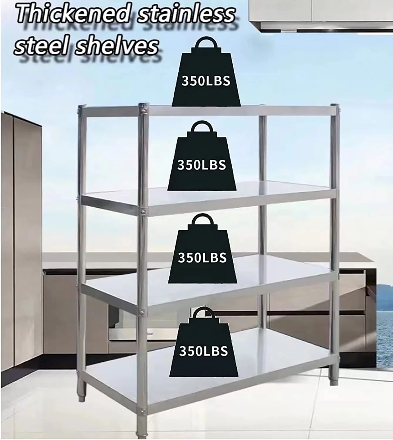 Commercial Kitchen Four Five Layer Shelves And Rack Stainless Steel Cold Room Shelves Buy