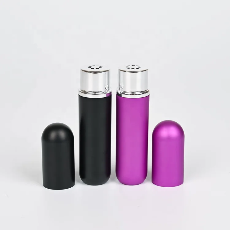 Metal Aluminum & Glass Essential Oil Aromatherapy Nasal Inhalers Himalayan Salt Inhalers