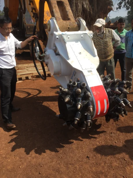 Trenching Machine BT150 Drum Cutter Attachment for Excavator Hydraulic Rotary Drum Cutters