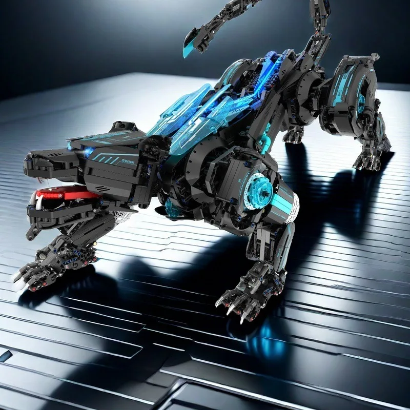 IM.Master 6857 Cyberpunk Mechanical Leopard Building Block Set
