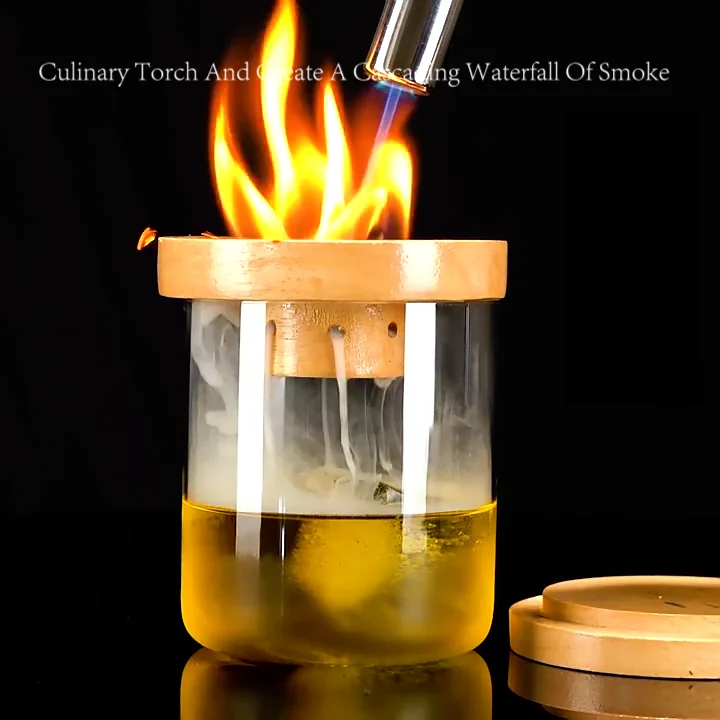 Premium Old Fashioned Smoke Top Cocktail Smoker Kit Aluminium Aged And