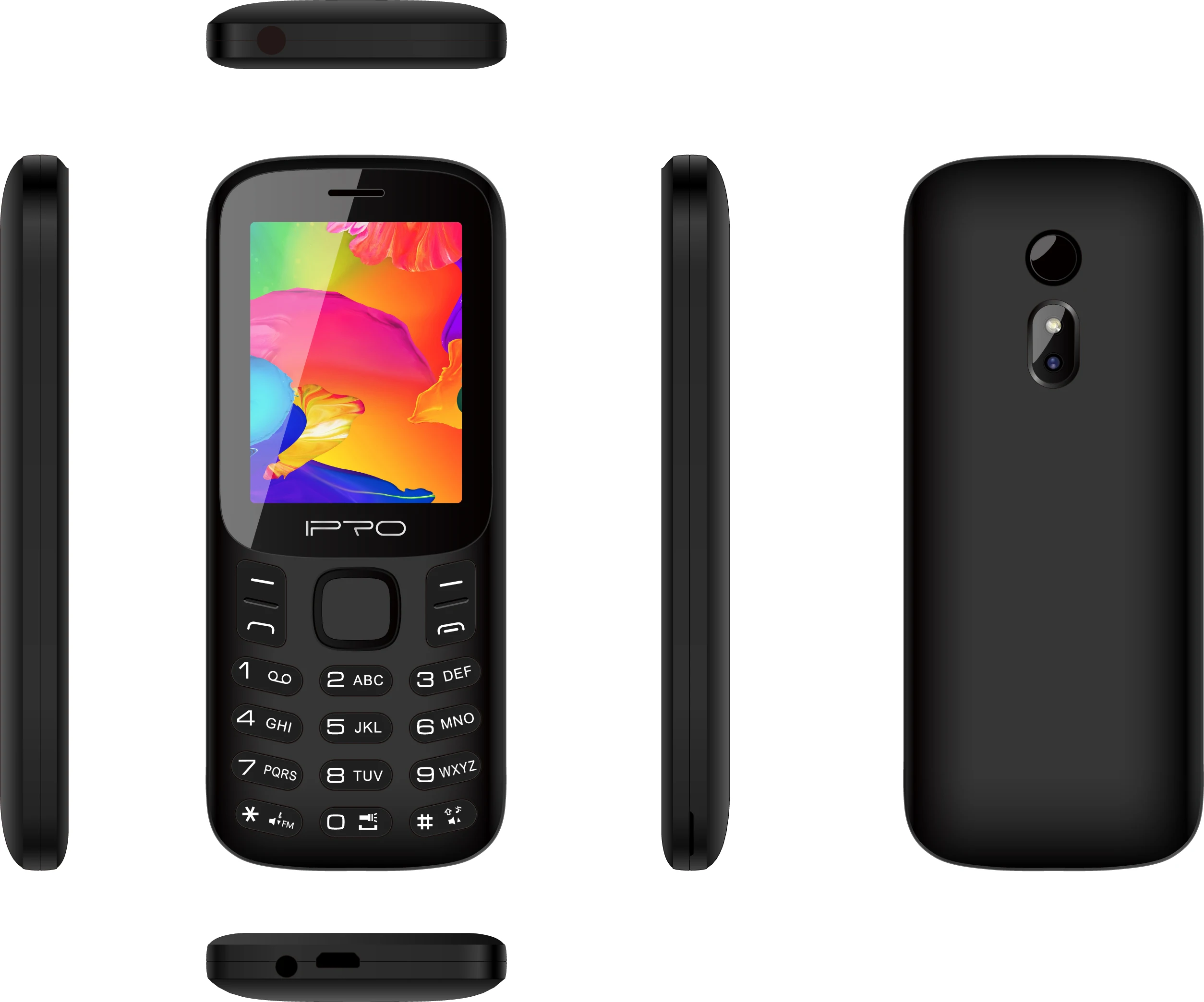 ipro Factory hot sell Keypad button Cellphone Unlocked Mobile Phone latest ipro feature phone with camera oem keyboard