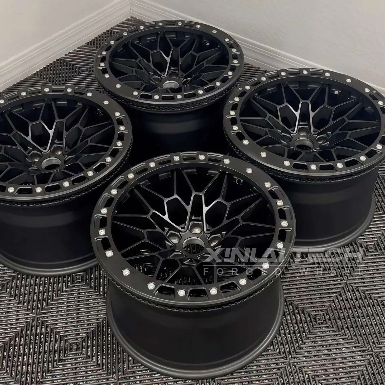 XINLAI Beadlock Custom Forged Wheels 6x139.7 6x114.3 Wheels 4x4 off Road Car Alloy Rim for jeep Land Rover gmc Wheels - Image 6