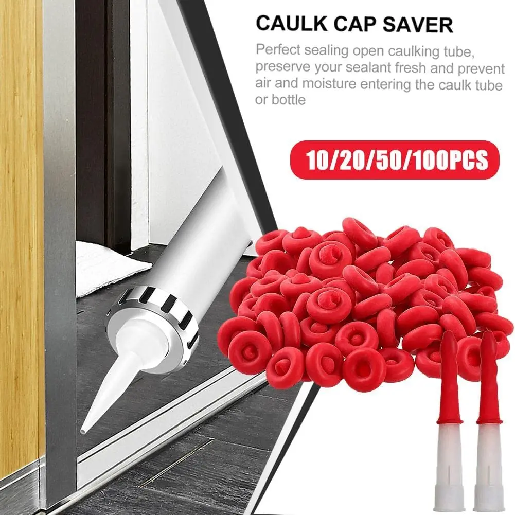 Silicone Caulk Cap For Seal Caulking Tubes Caulk Saver Sealer Caps For Sealing And Preserving 3071