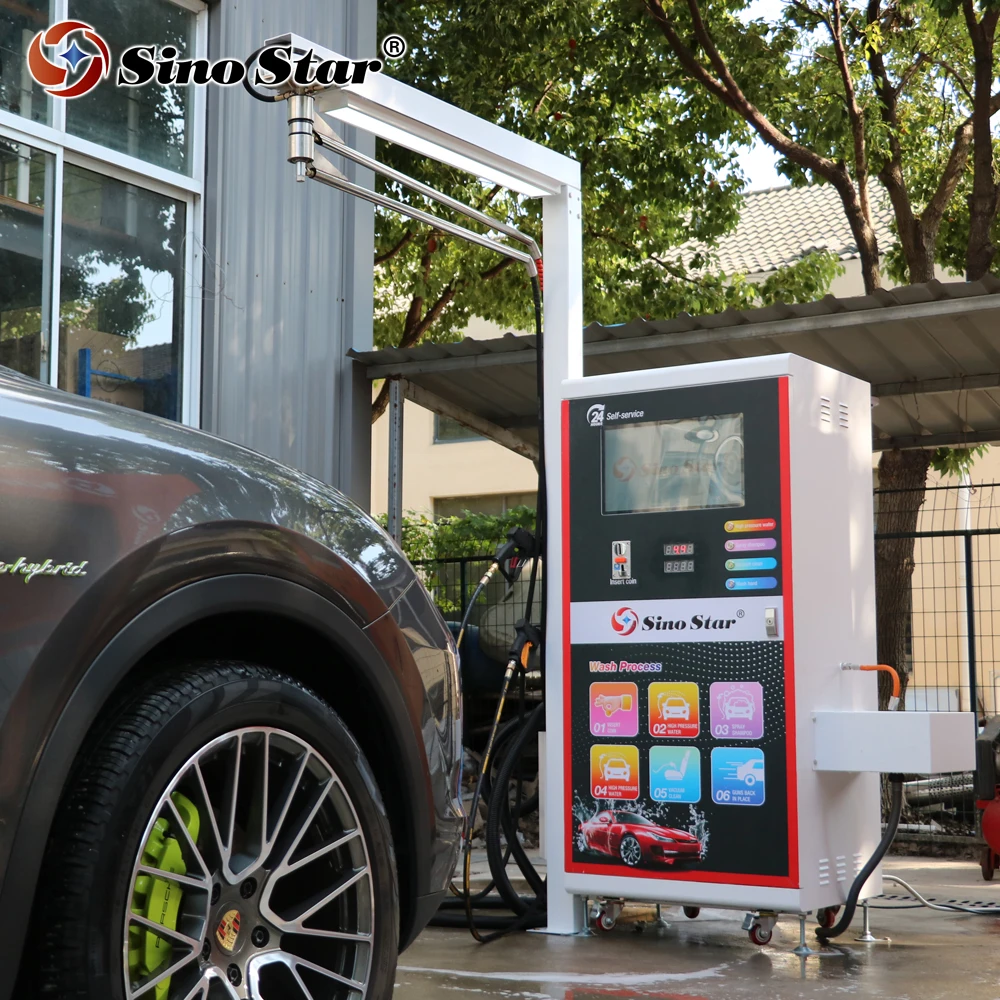 2014 CE Coin /card Operated Self Service Car Wash/self-service Self Service Car Washing Machine From Sino Star