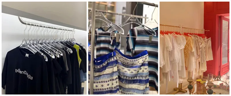 one hundred kinds crystal clear acrylic clothes hanger manufacturer