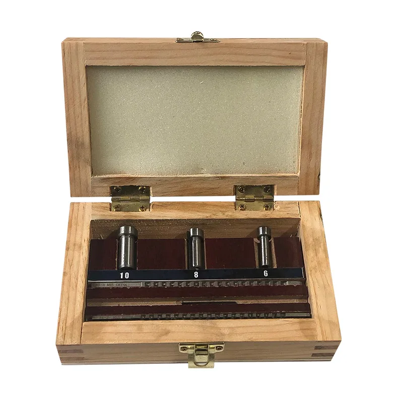 Tebak 6pc Tools & Hardware Machining Broaches HSS Metric Push Keyway Broaching Tool Set