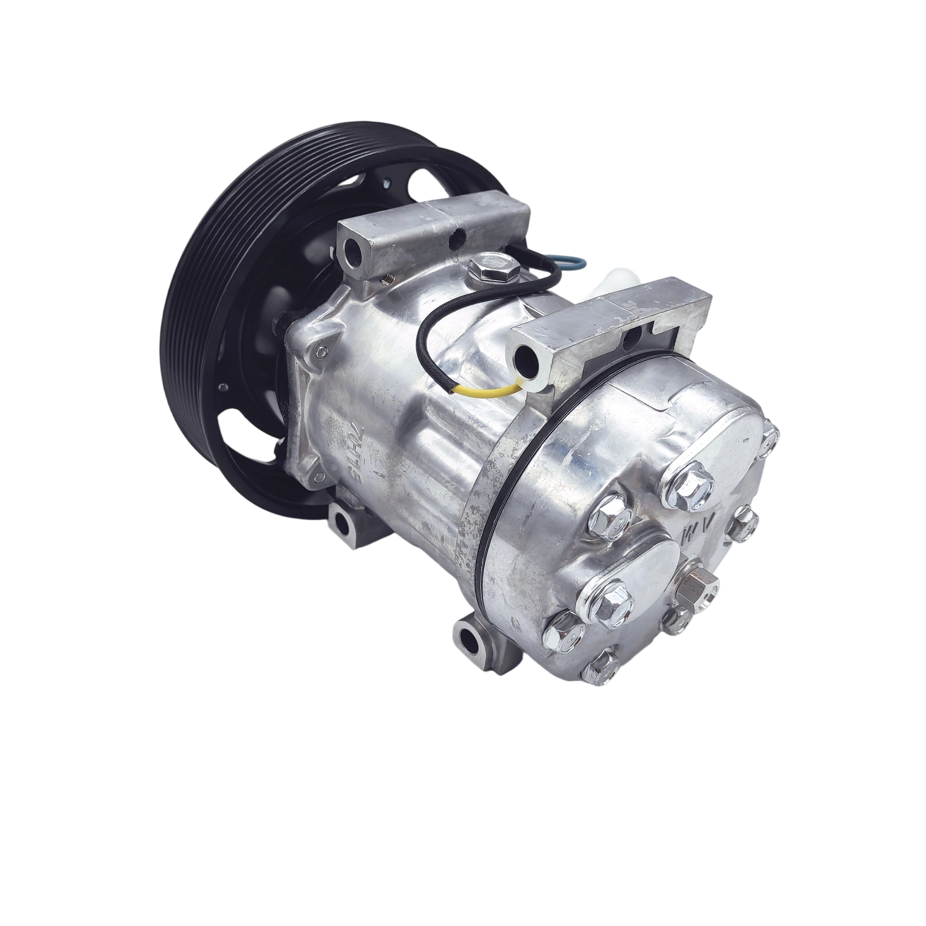 Dafuhao 24V-8PK-180 Compressor with Short String 7H15 Yellow Wire Round Plug New Condition OE Part Numbers 20587125 84094705