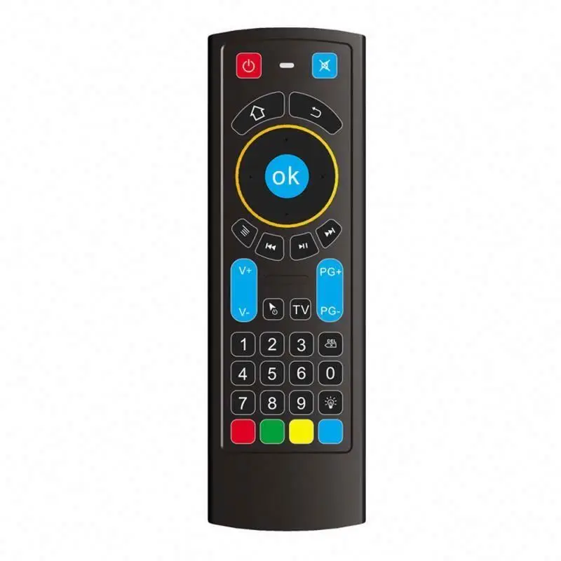 New Type  CR3  6-Axis Long Distance Programmable 2.4G RF BT Smart Tv Universal Keyboard Mouse Remote Control