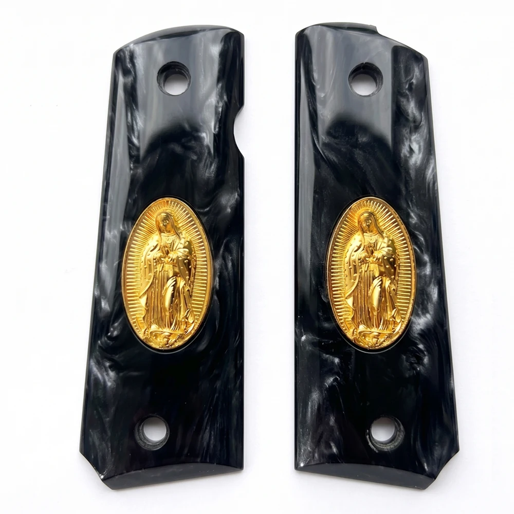Custom High Precision CNC Machined Synthetic Pearl Blank Grips for