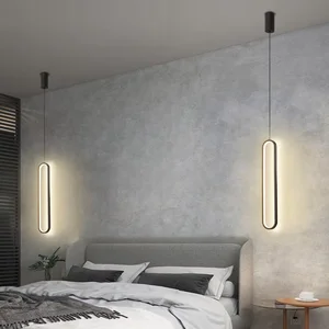 Modern Bedroom Bedside Chandelier Creative Minimalist Living Room Back Wall LED Pendant Light