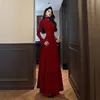 Red-half-neck long style