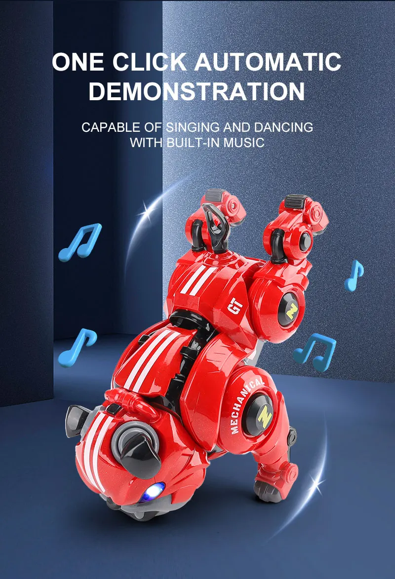 Zhorya Electric Intelligent Programmable Robot Dog Toys Kids Multi