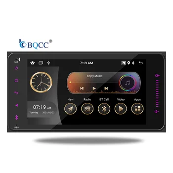 BQCC 7" Quad Octa Core Android13 Car Stereo Mirrorlink Vehicle player For Toyota Corolla Wireless Carplay WIFI GPS RDS FM