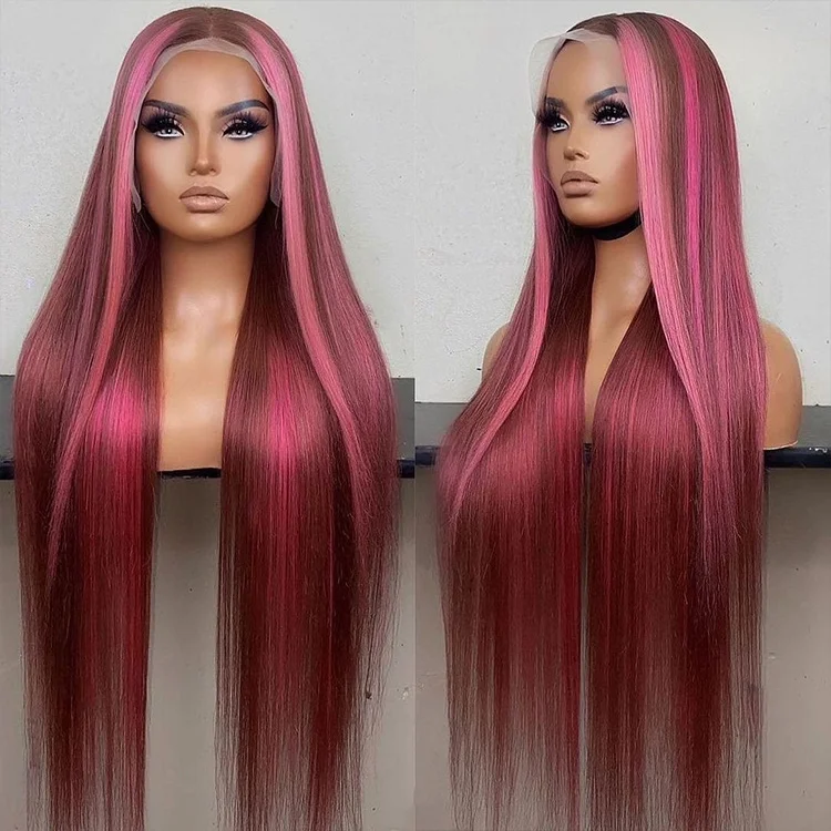 Honey Blonde 13x4 Hd Lace Front 180% Density Virgin Hair Highlight Wigs ...