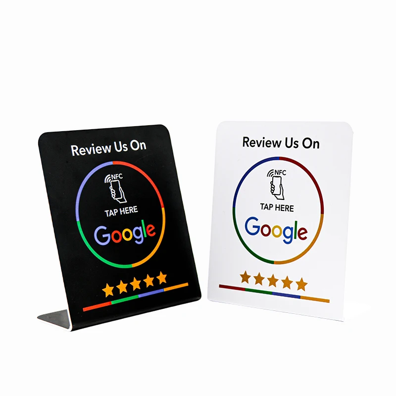 Nfc Stand Google Review Nfc Google Review Qr Code Custom Nfc Chip Stand Ntag215 Ntag216 Chip