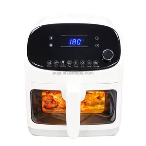 Excellent Digital Electric air Fryer Free Control air Fryer Distributor 8L 6L 7L 8L Large Capacity air Fryer With Glass Cooking