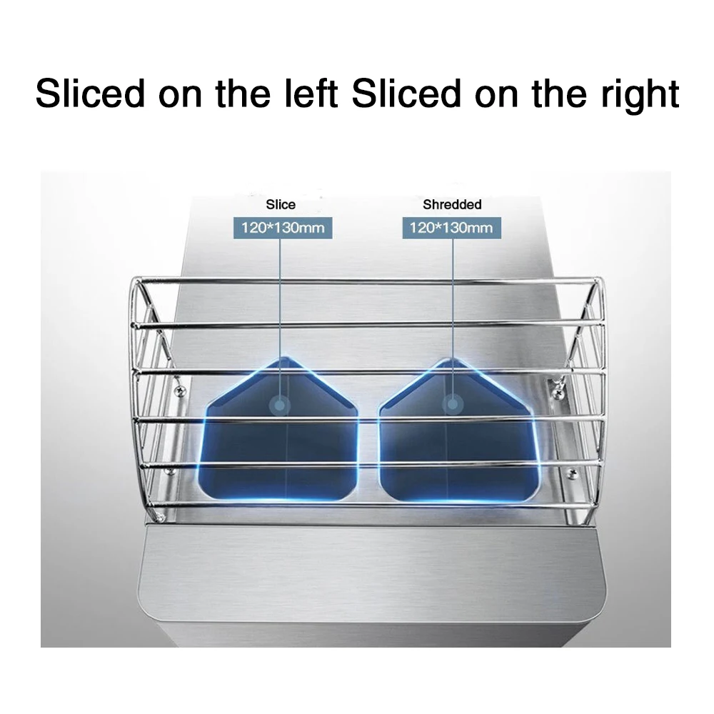 Commercial Automatic Small Potato Slicer and Green Onion Machine - Image 4