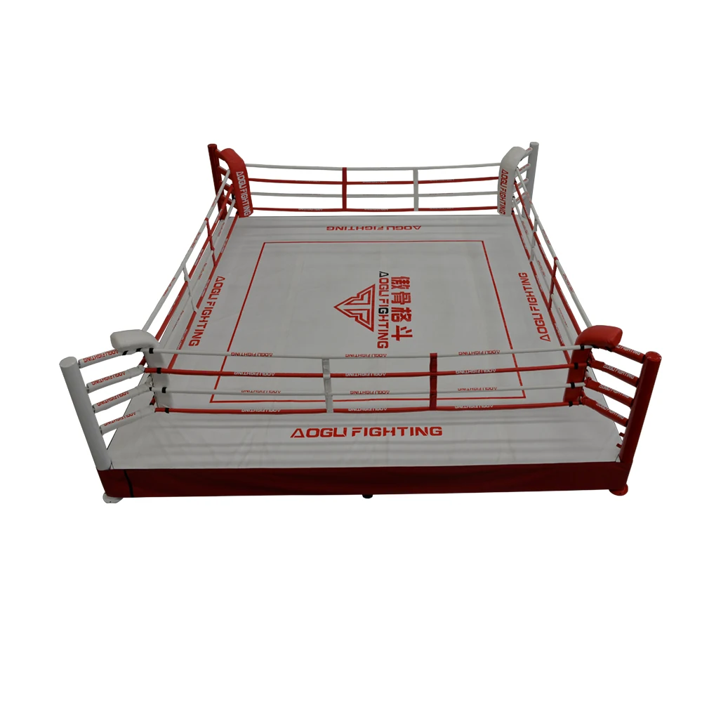 Empty professional boxing ring. Stock Illustration | Adobe Stock