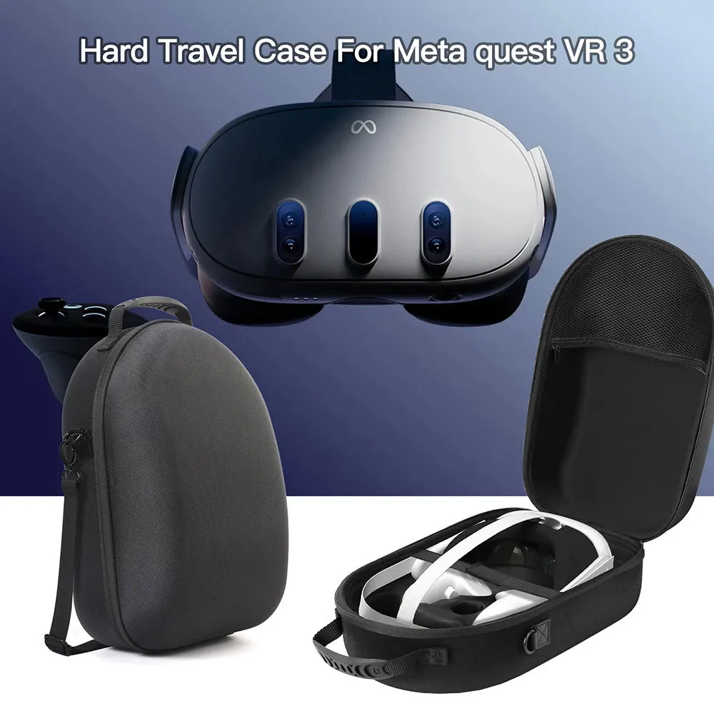 Eva Case Foam Carry Protective Portable For Meta Quest 3 Vr Oculus Headset Strap Battery Charging Dock Accessories manufacture